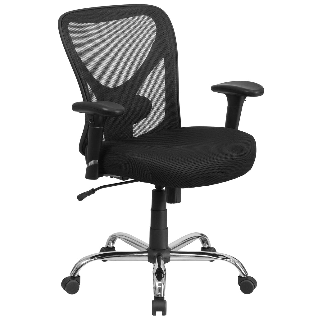 Black Mesh Adjustable Ergonomic Office Chair J6712