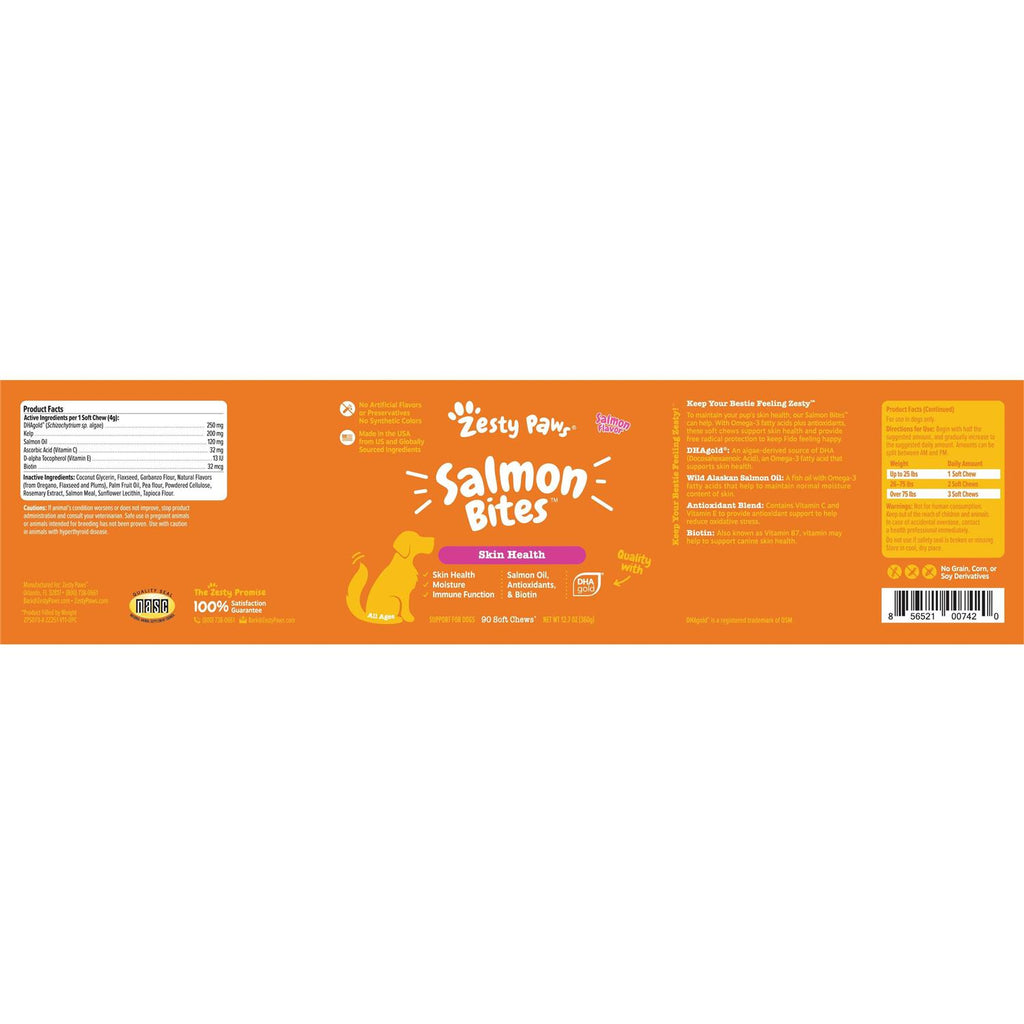 Salmon Bites for Dogs Skin & Coat K4846