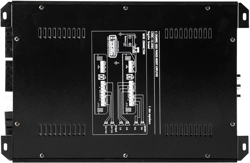 2000W 4 Channel Car Audio Amplifier W5219