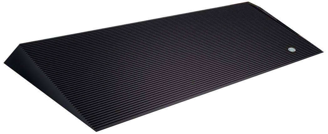 Rubber Angled Entry Mat 2.5 inch Rise Black F110