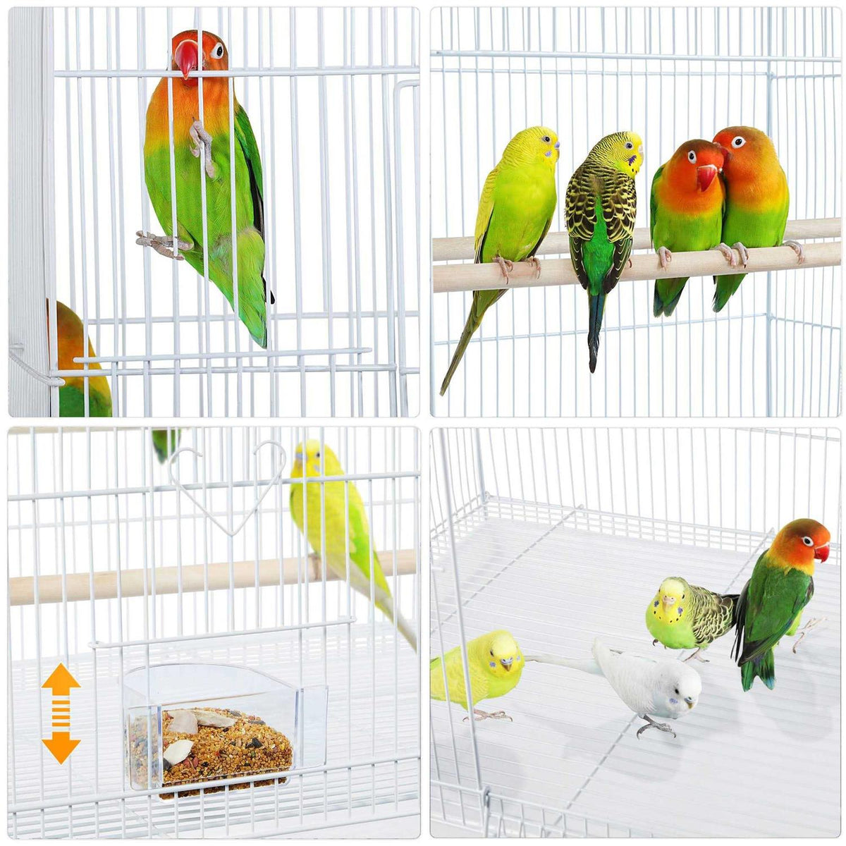 18 Flight Cage with Slide-Out Tray B1742