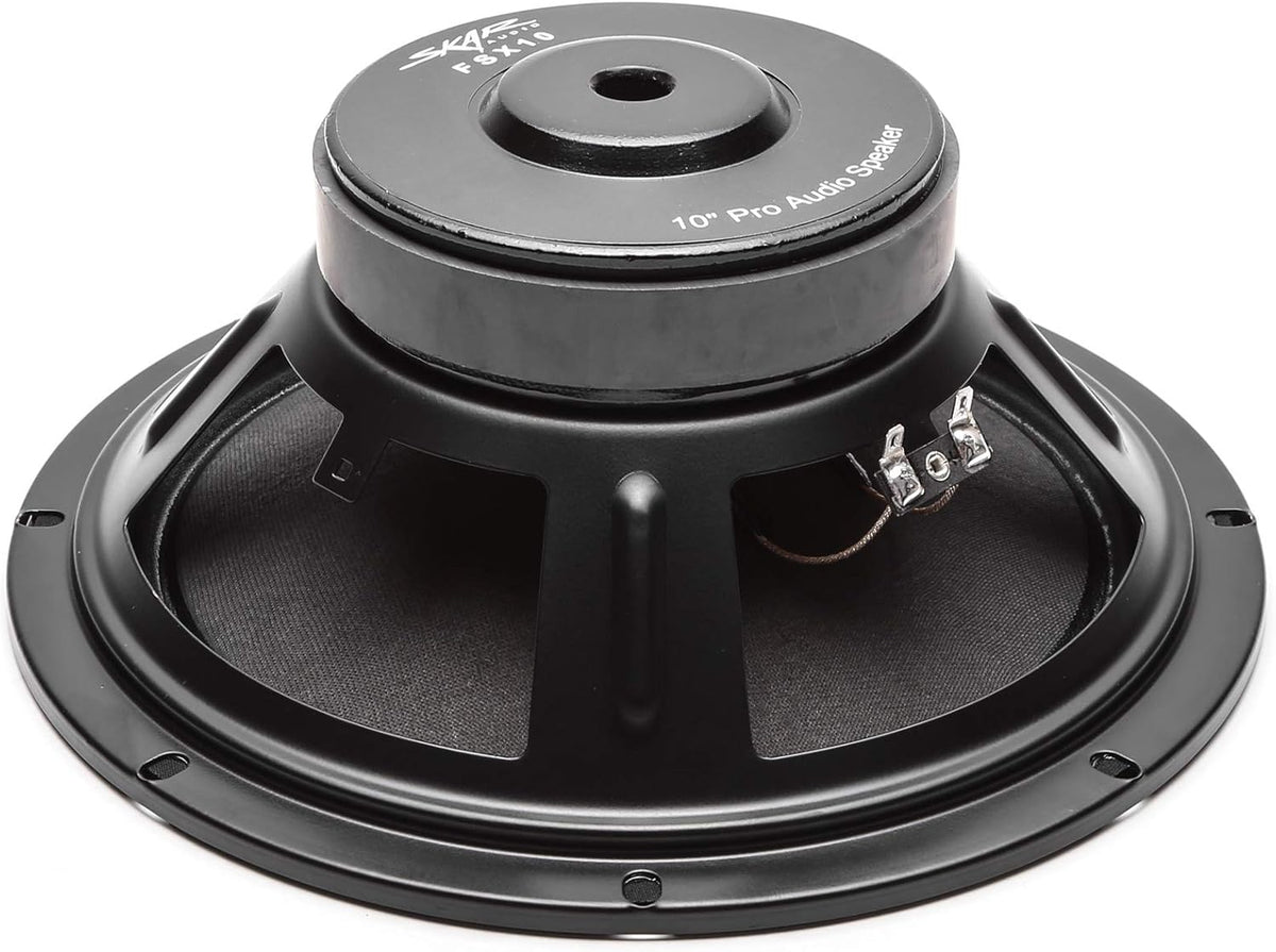 10" 300 Watt 8 Ohm Pro Audio Midrange Loudspeaker, Pack of 2 Y44495