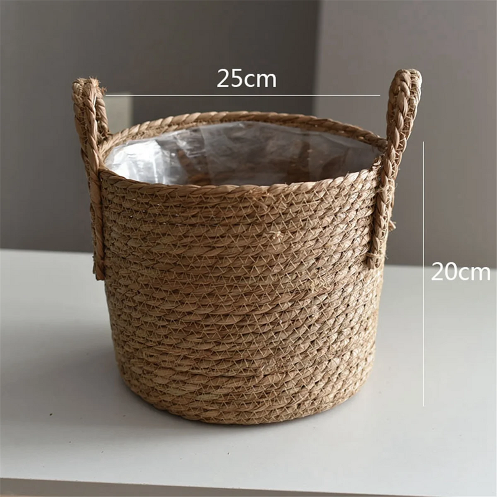Seagrass Woven Planter Basket Y61312