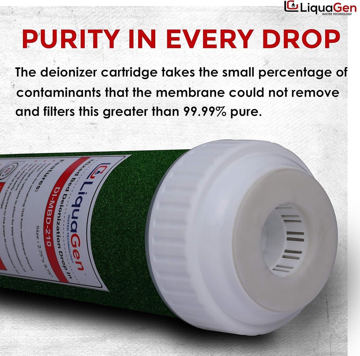 3 Pack 10" Refillable Deionization Filters for RO/DI Aquarium D695