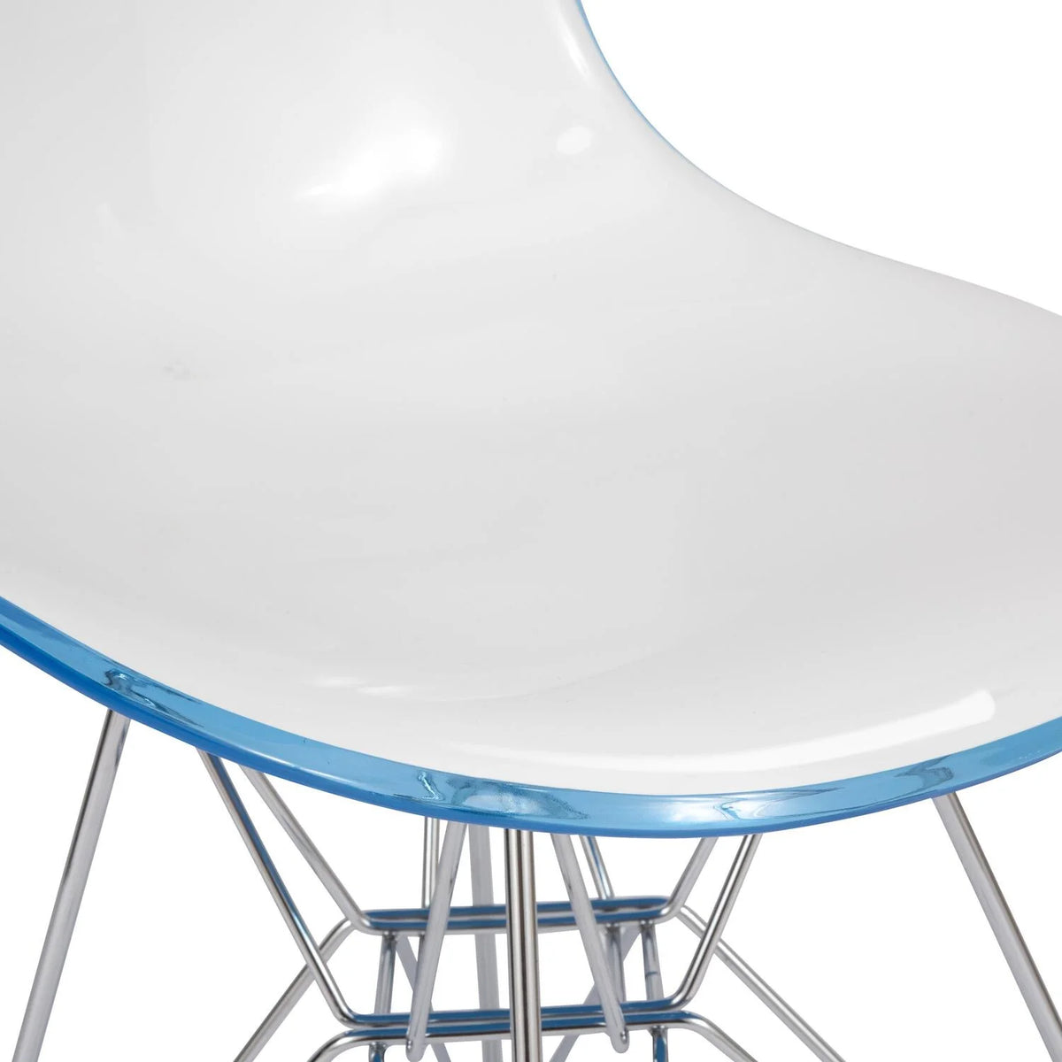 Molded 2-Tone Eiffel Side Chair Set of 4 B850