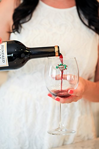 Magnetic Wine Glass Charms & Cocktail Markers Set of 12 Y984922