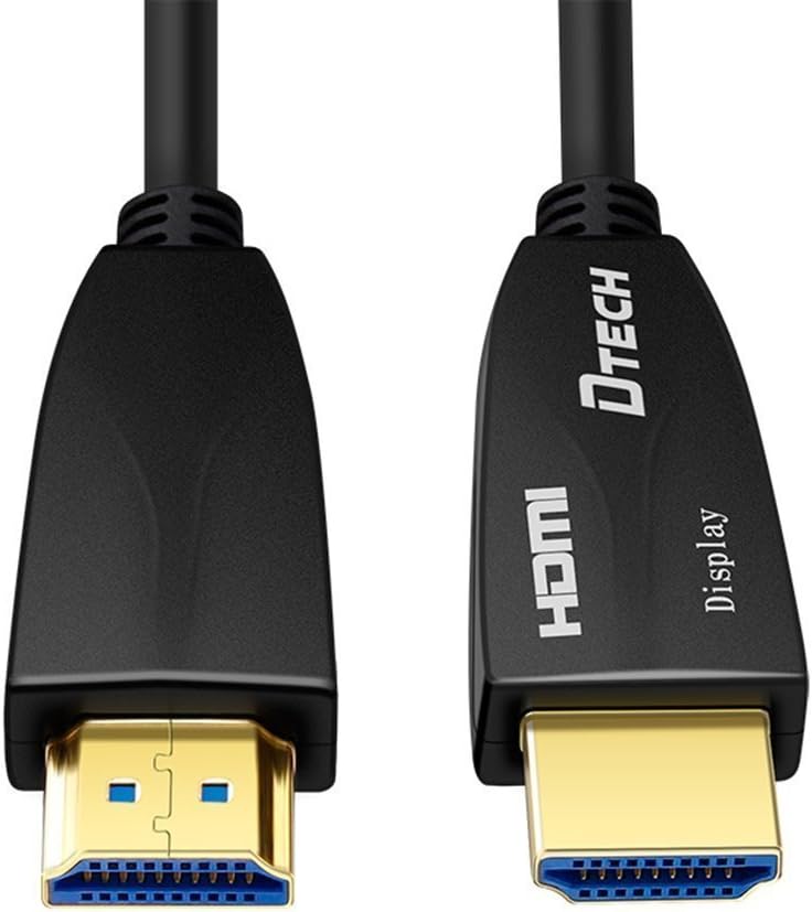 10 Meter Fiber Optic HDMI Cable 4K 60Hz 18Gbps HDR High Speed in-Wall Rated Black I9421