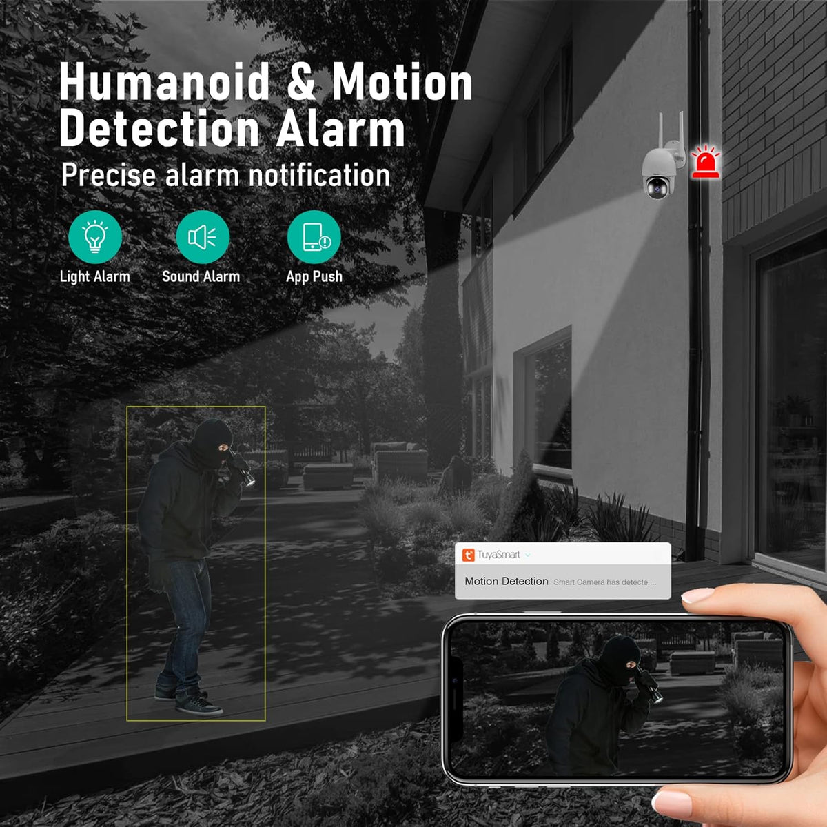 1080P WiFi Security Camera Outdoor with Night Vision Y578