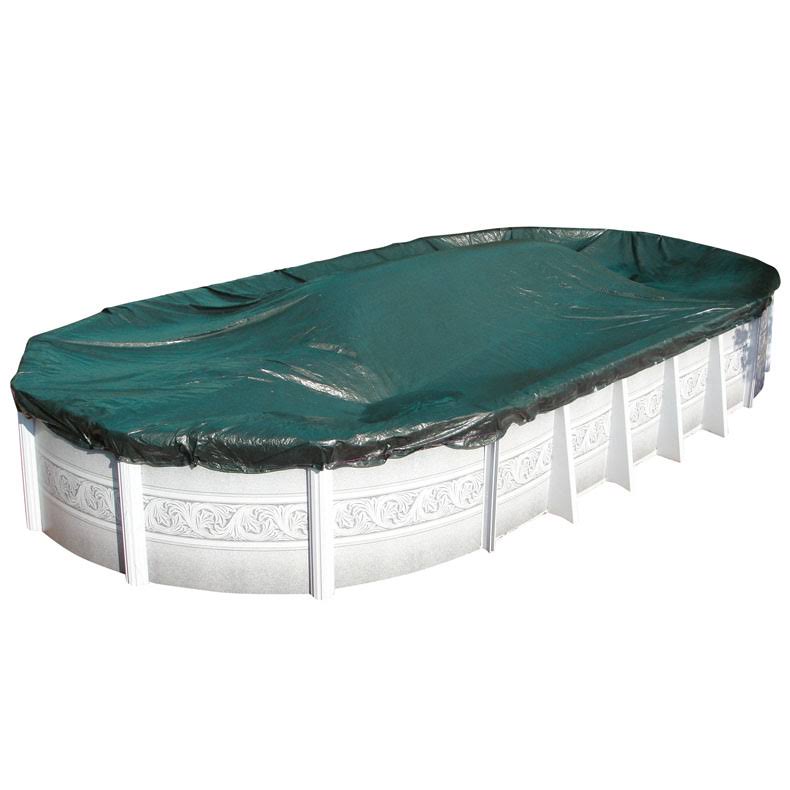 Solid Winter Cover for 18x41 ft Oval Pools W9552