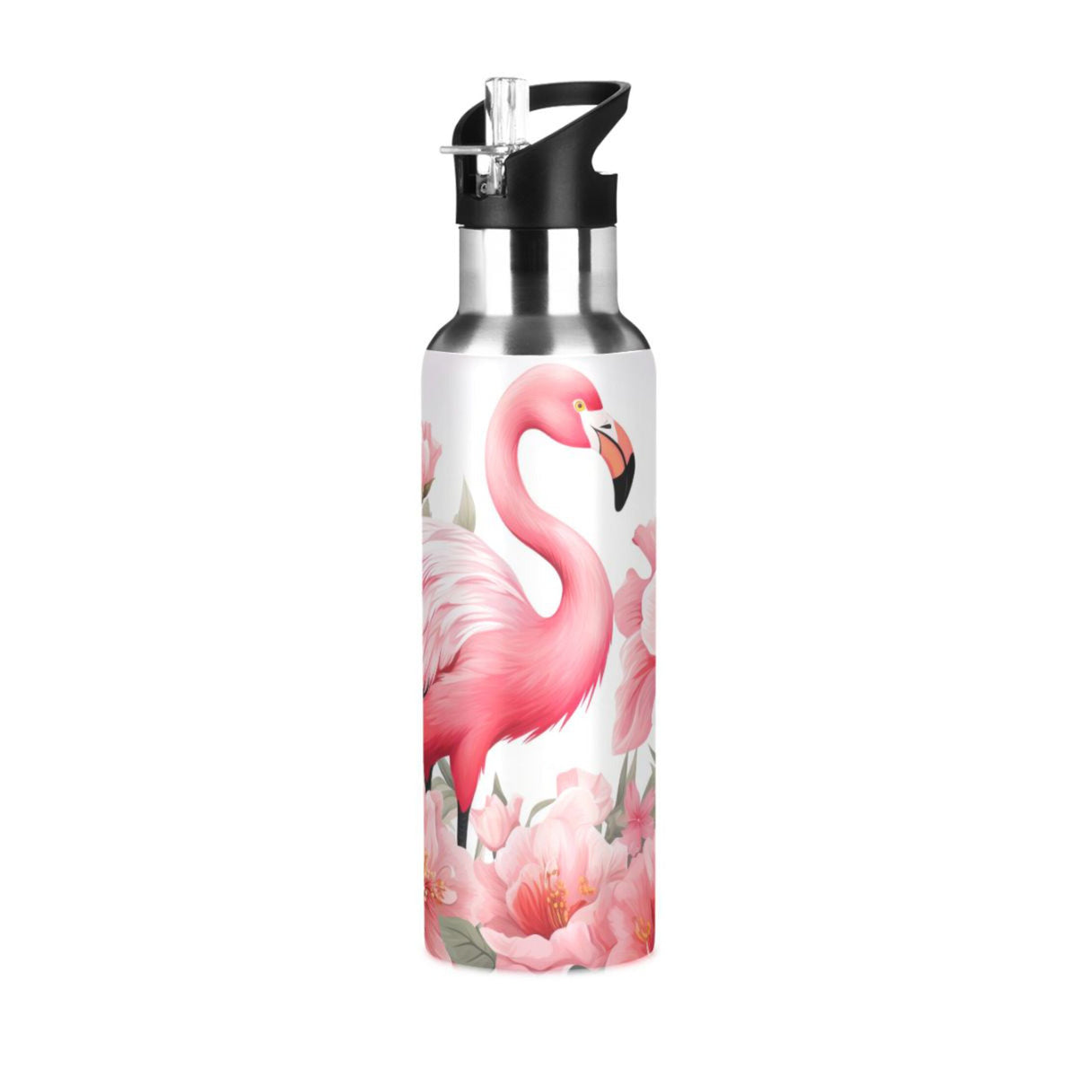 Insulated Stainless Steel Water Bottle with Straw Lid, 20 oz L889057