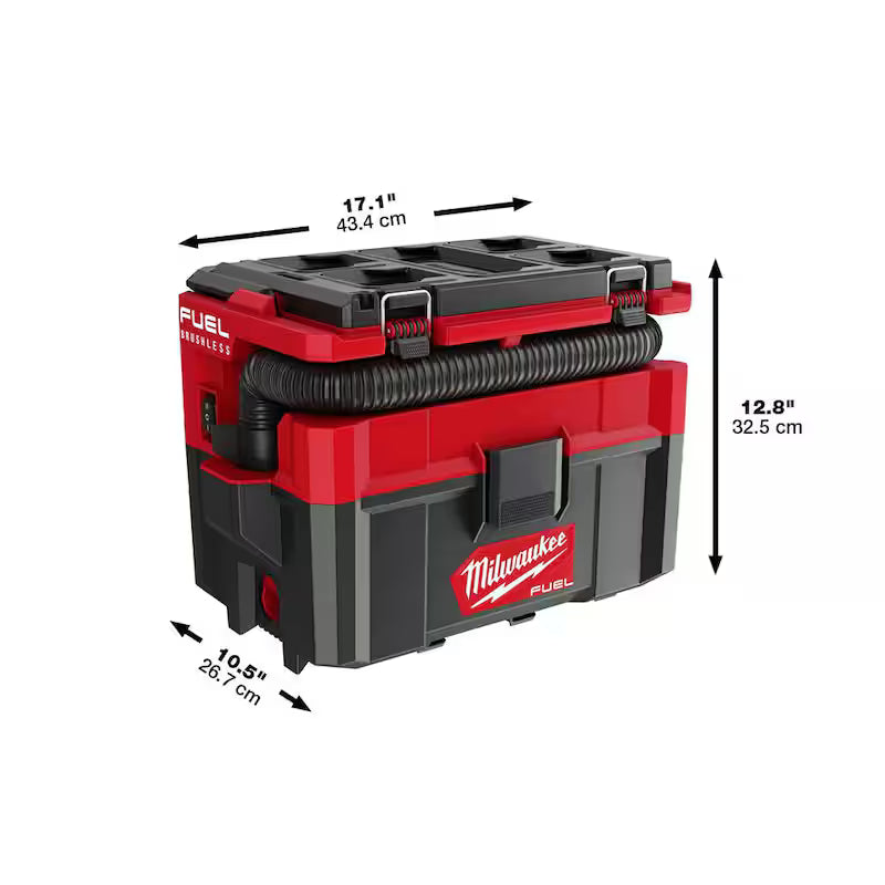 18-Volt Cordless 2.5 Gal. Wet/Dry Vacuum with 3.0 Ah Batteries M104404