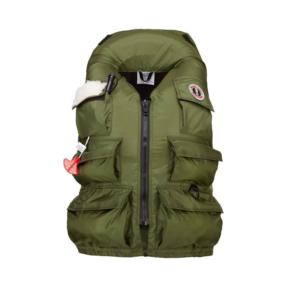Olive Inflatable Fisherman&s Vest W581573