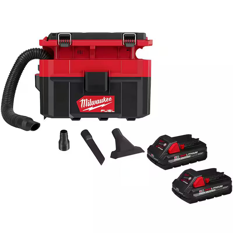 18-Volt Cordless 2.5 Gal. Wet/Dry Vacuum with 3.0 Ah Batteries M104404