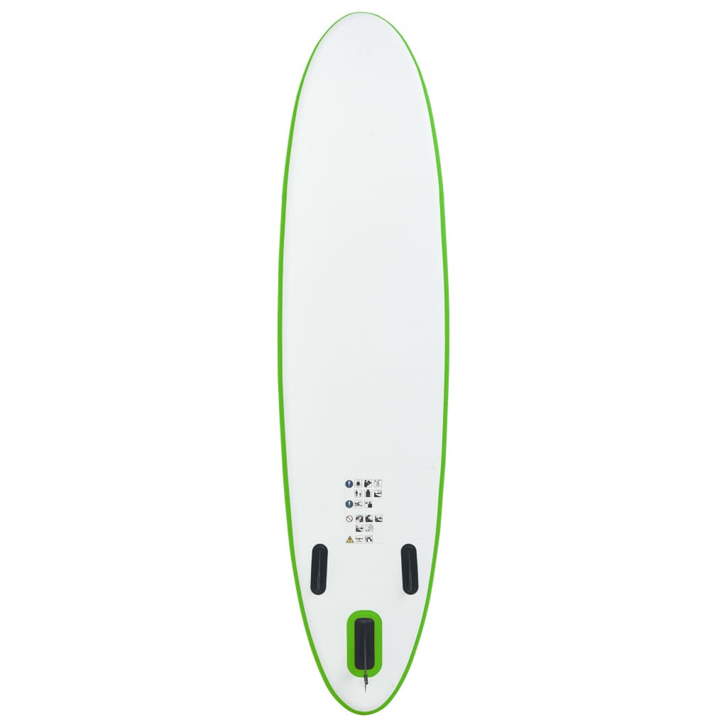 Inflatable Paddleboard Set Green and White N881