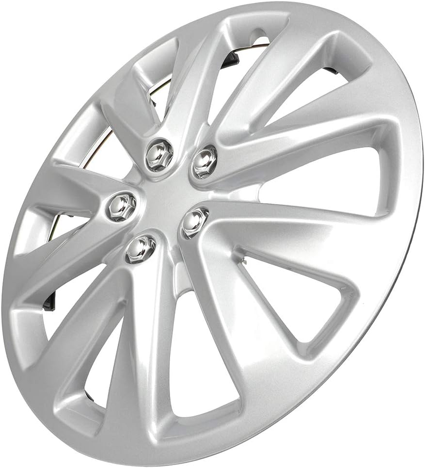 4PC Set 16 inch Silver Hubcap Wheel Cover H702542