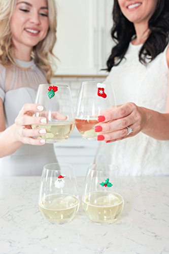 Magnetic Wine Glass Charms & Cocktail Markers Set of 12 Y984922