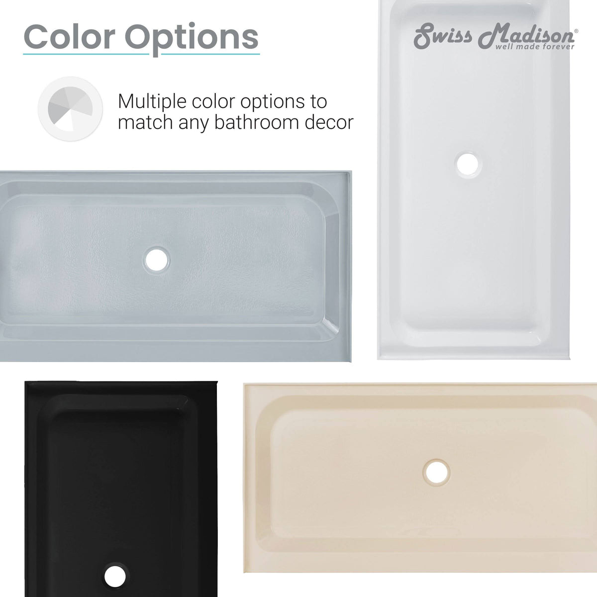 Grey Shower Base P8877
