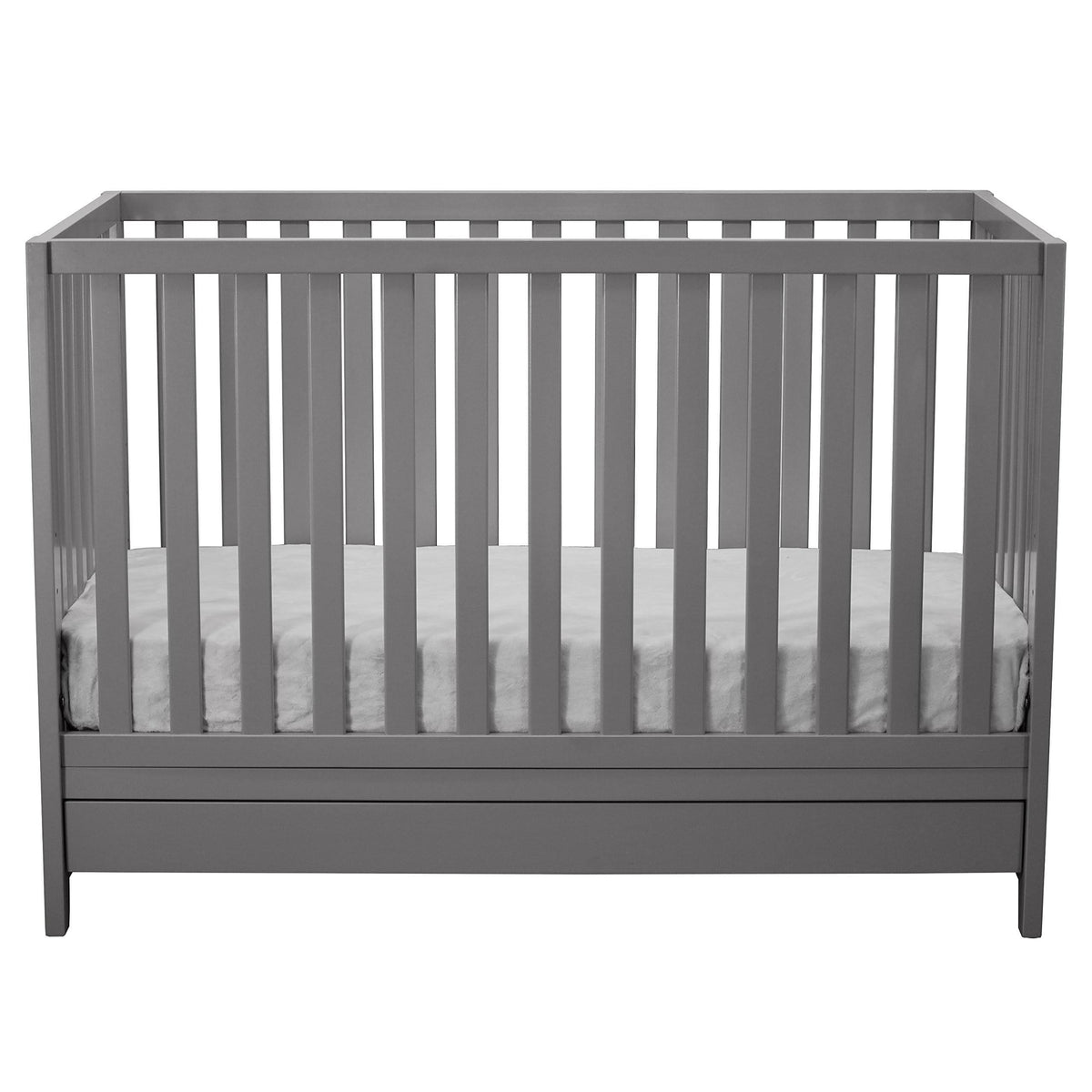 3-in-1 Convertible Crib, Gray U857534