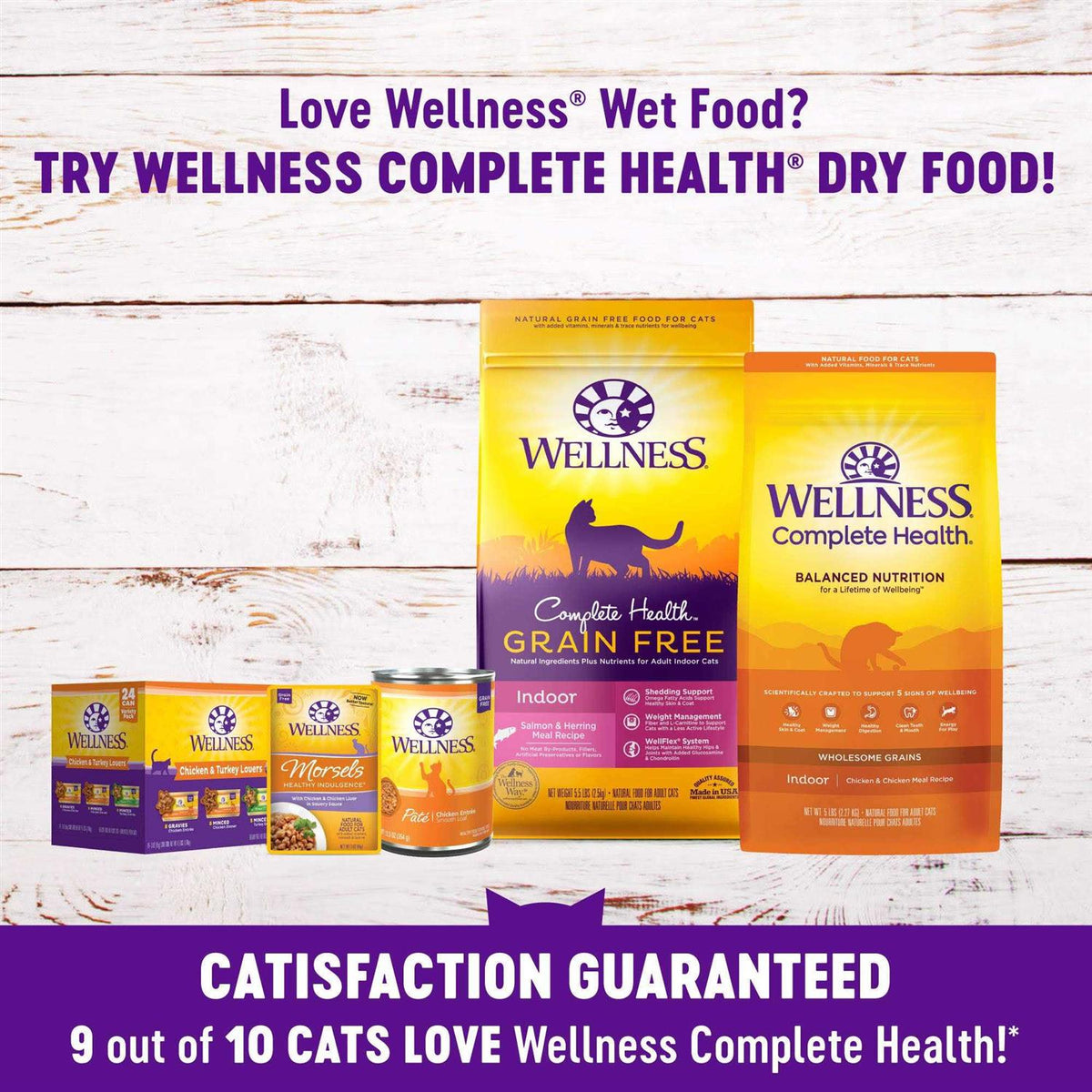 Grain Free Wet Cat Food Morsels Variety Pack B4947