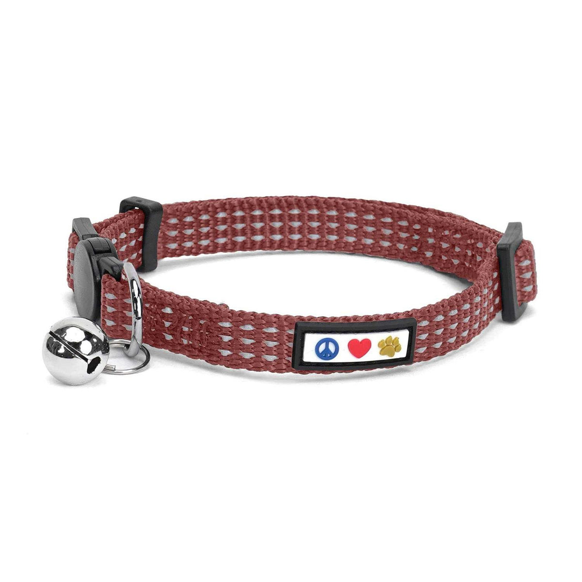 Cat Collar with Safety Buckle and Removable Bell X853495
