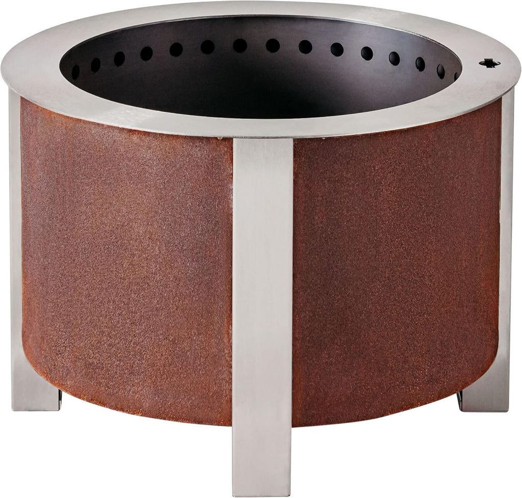 22 Inch Smokeless Fire Pit Corten Steel R505919