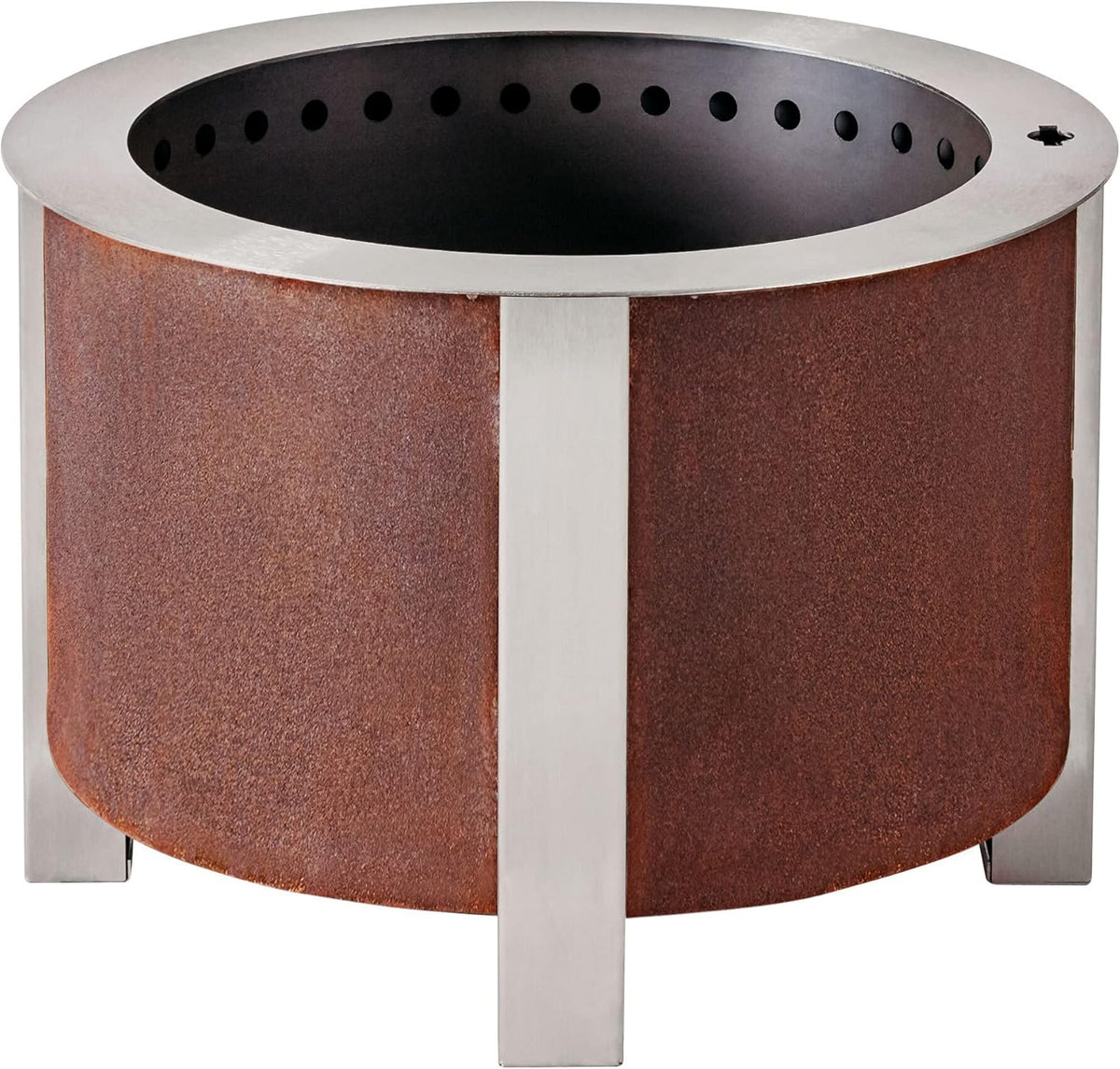 22 Inch Smokeless Fire Pit Corten Steel R505919