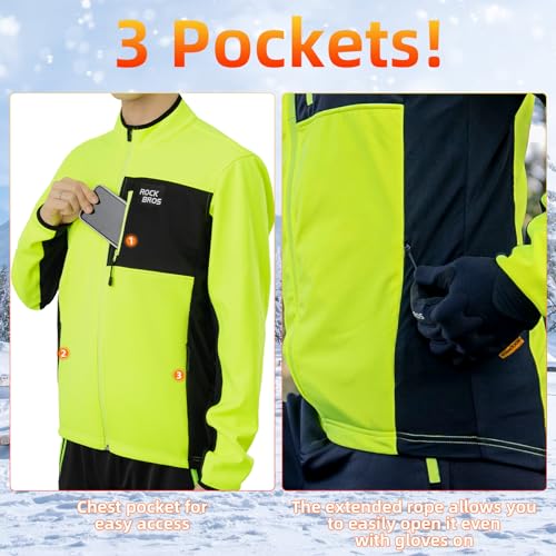 Winter Thermal Cycling Jacket with 3 Pockets M854