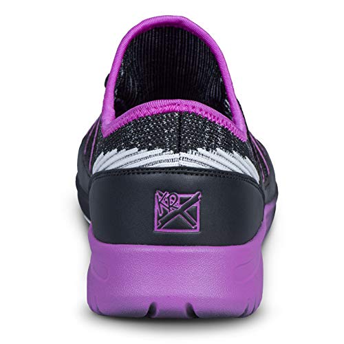 Black/Purple Lightweight Women's Bowling Shoe E8873