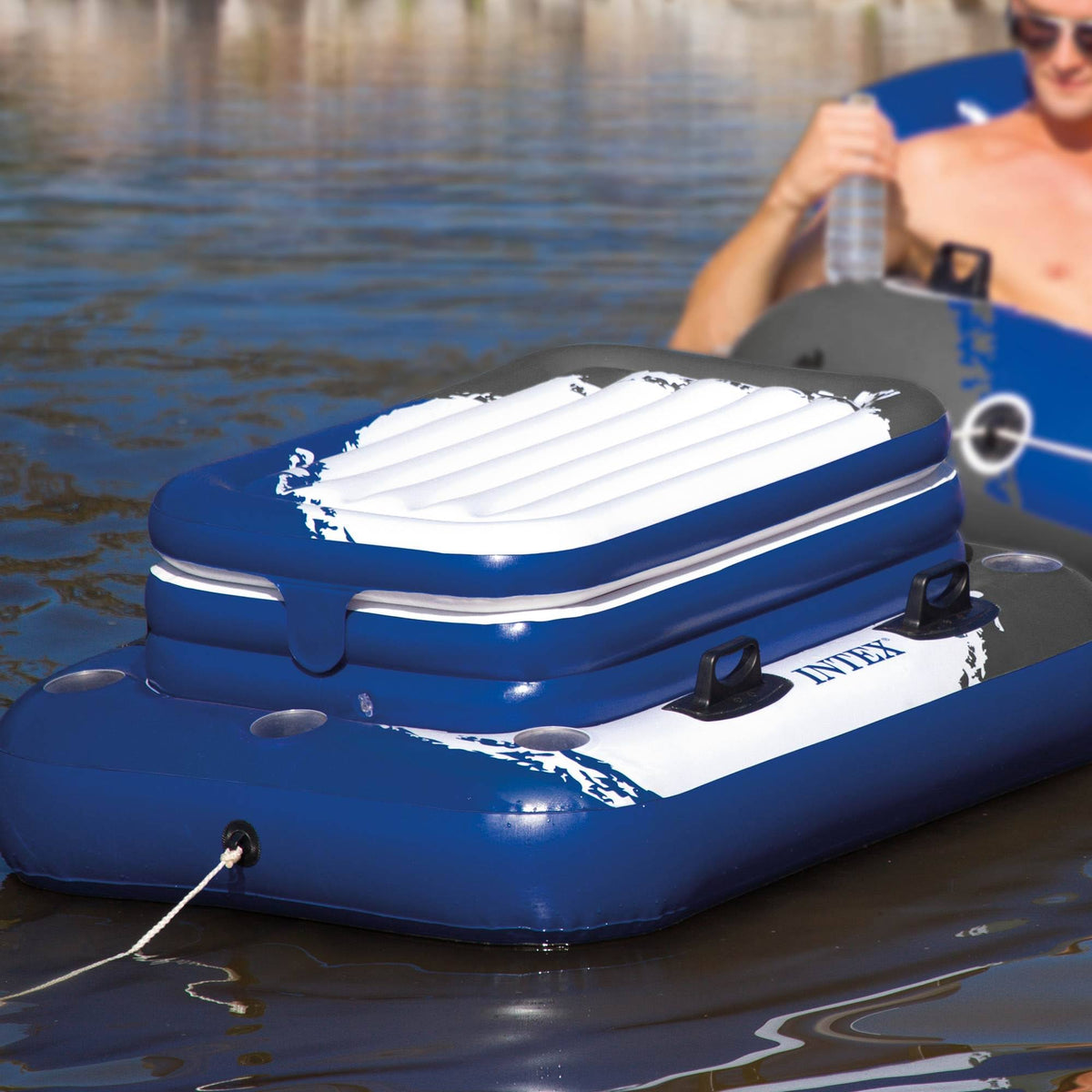 72 Can Beverage Cooler Float with Lid (3 Pack) L67489