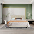 Beige Queen Size Upholstered Storage Bed R8785