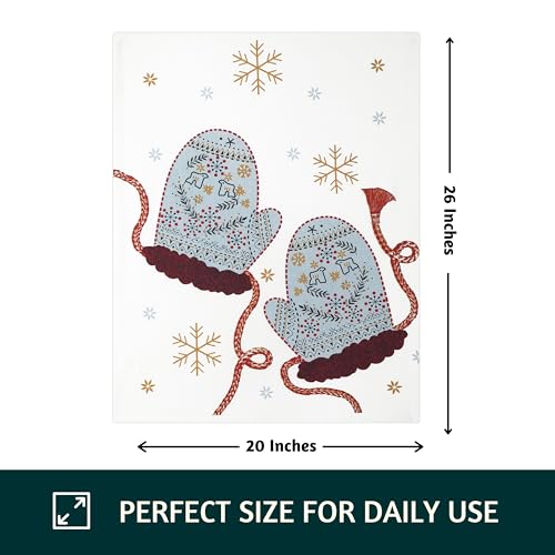 Christmas Tea Towels Set of 3 Cotton Dishcloths X920612