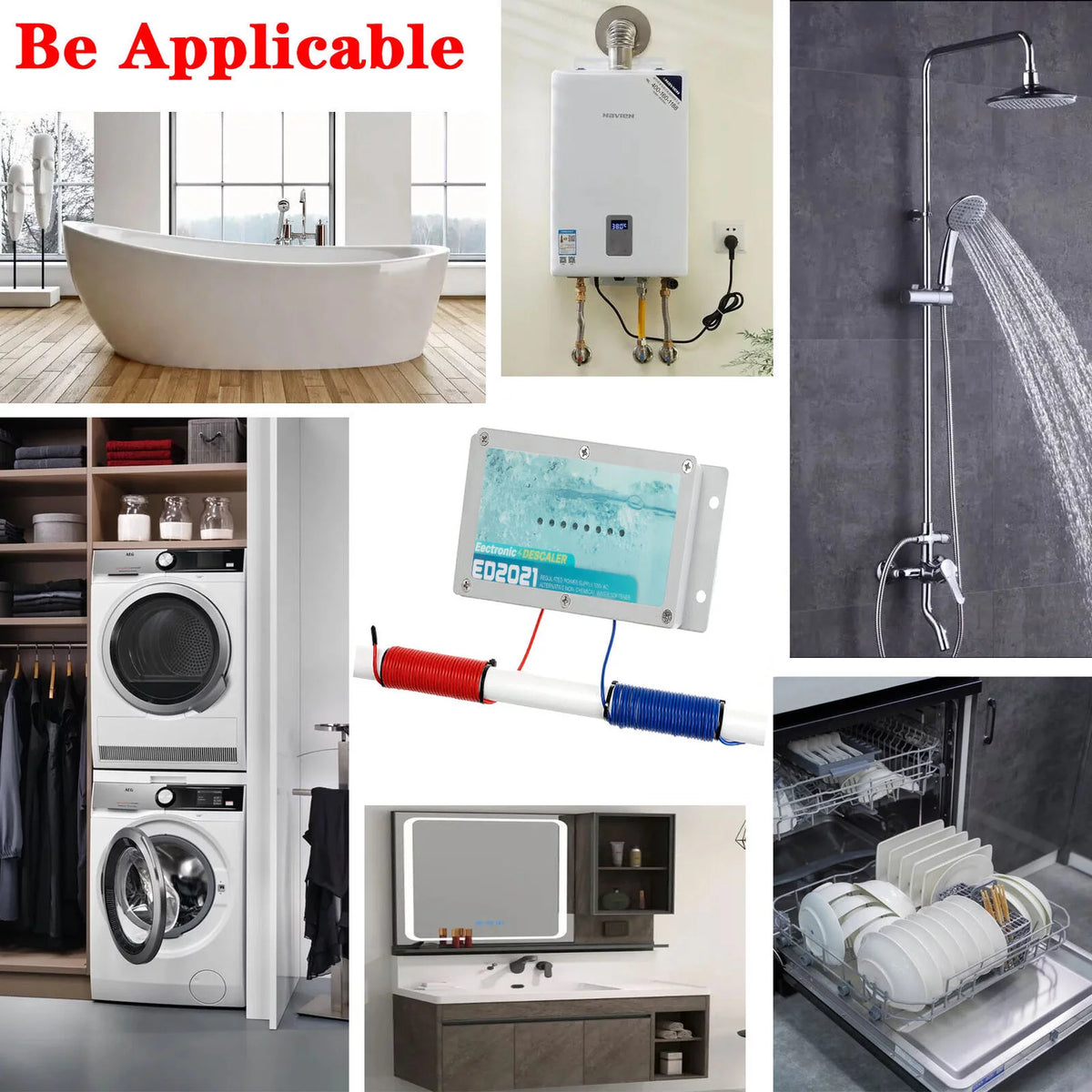Electronic Water Descaler System Salt Free Water Softener Z1144