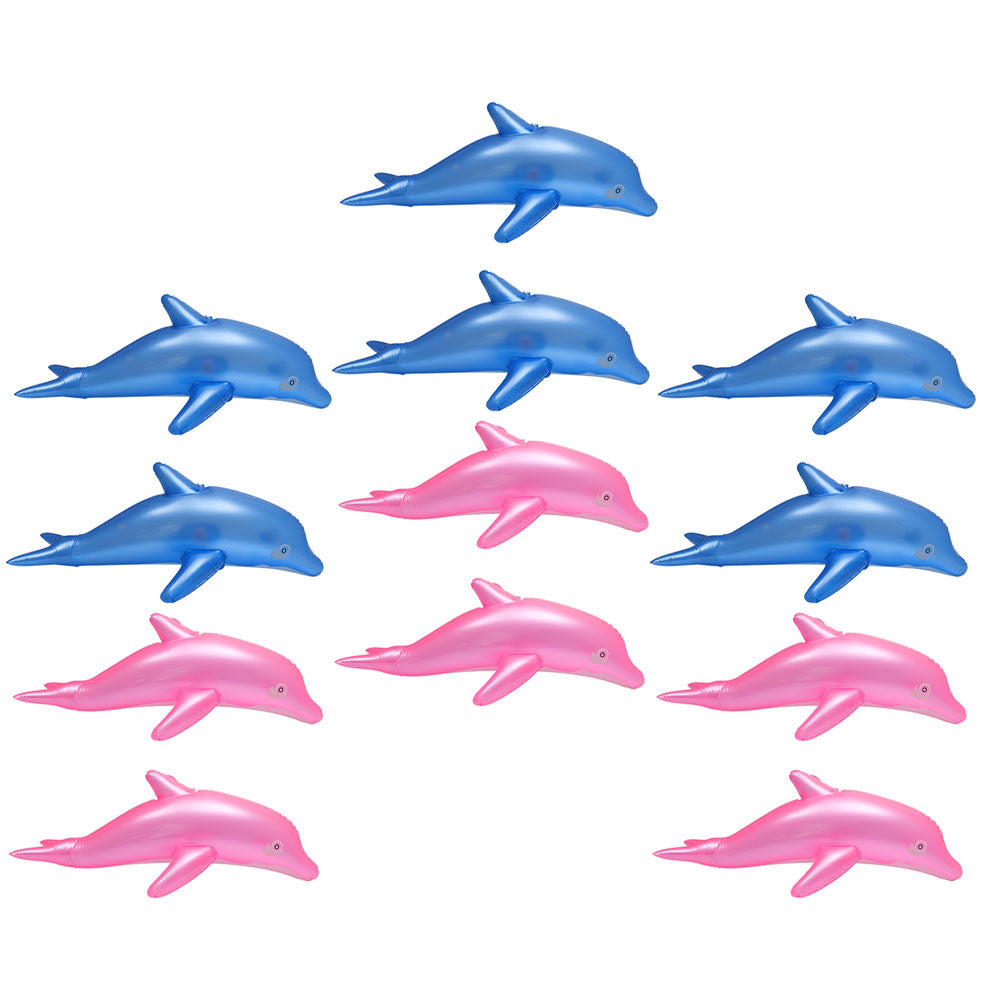 12pcs Pvc Inflatable Dolphin Toys Outdoor Toys K564