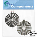 2-Pack 8 inch 6 Turns & 6 inch 5 Turns Surface Burner Elements V571956