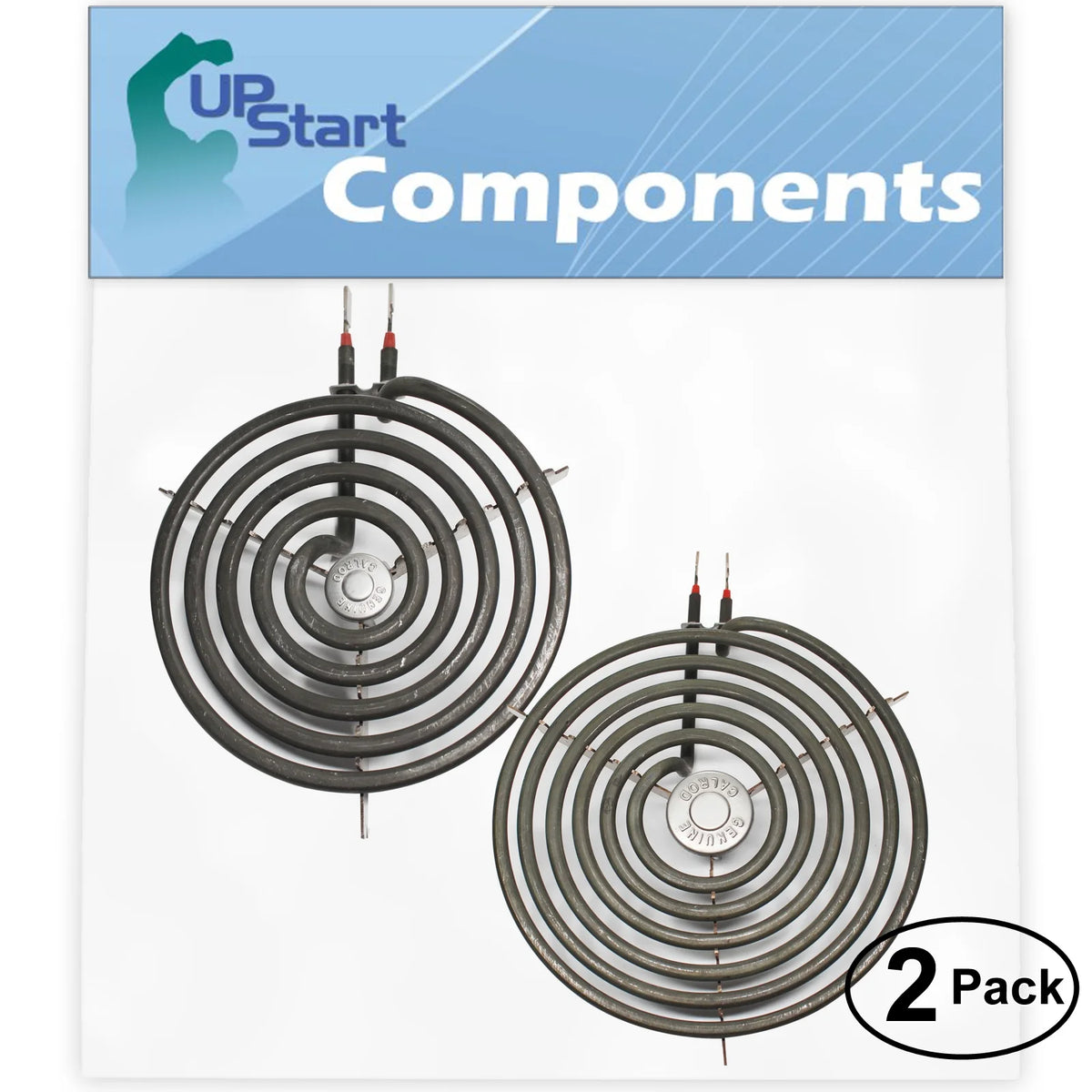 2-Pack 8 inch 6 Turns & 6 inch 5 Turns Surface Burner Elements V571956