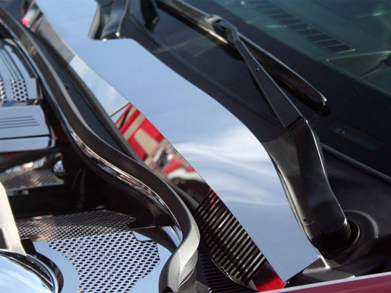Polished Wiper Cowl 4pc B2612