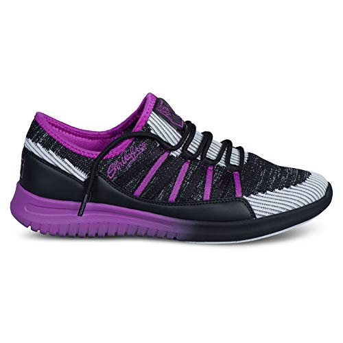 Black/Purple Lightweight Women's Bowling Shoe E8873