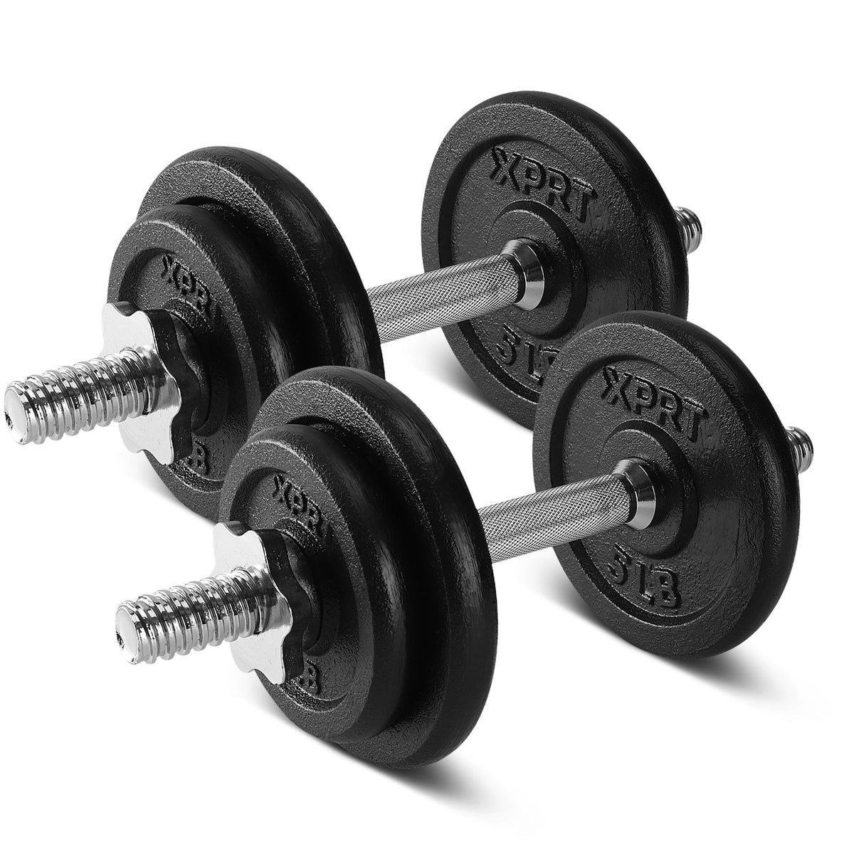 Cast Iron Adjustable Dumbbell Set 40lbs X314055