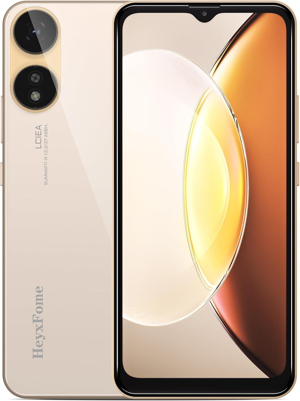 Gold 4G LTE Unlocked Cell Phone 6.5" HD+ Screen 4000mAh Android 10 Smartphone 16MP Dual SIM H67495