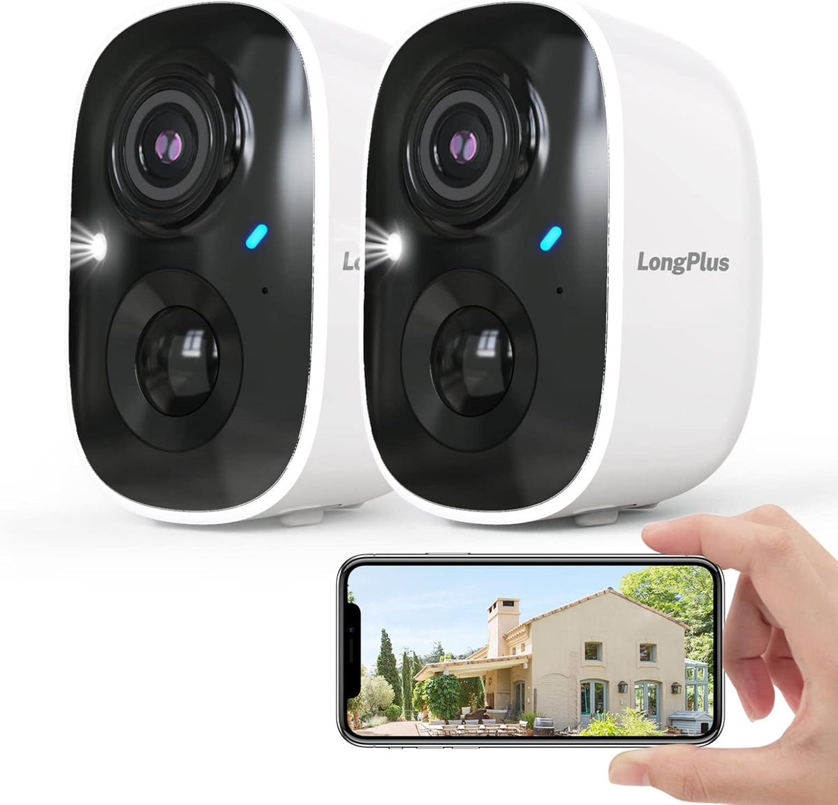 Wireless Battery Powered Outdoor Security Camera with Night Vision N8580