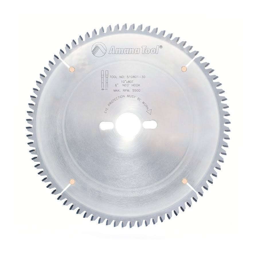 10 inch Carbide Tipped Aluminum and Non-Ferrous Metals 80T Saw Blade K641