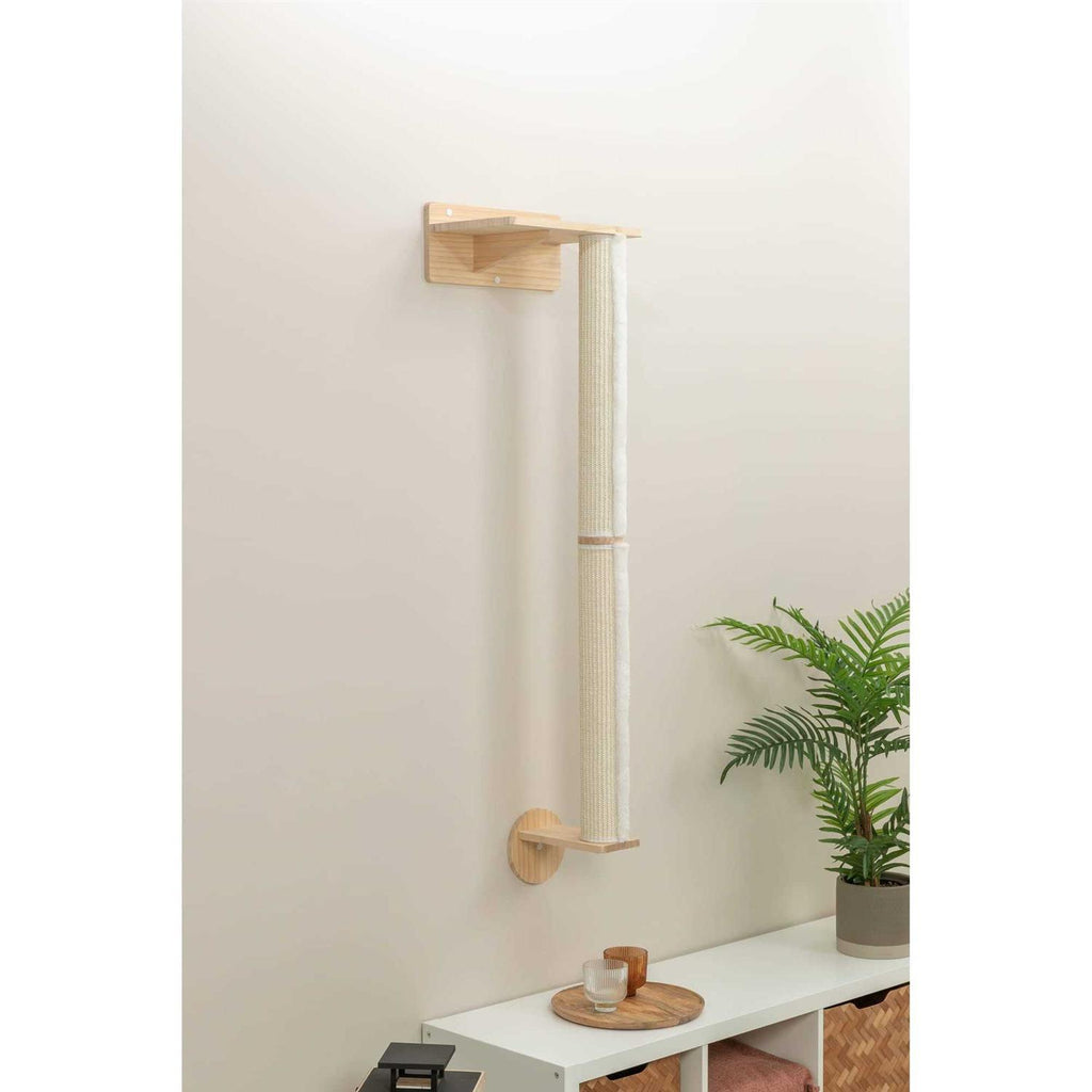 Wall Mount Cat Scratching Post with Perch K5857