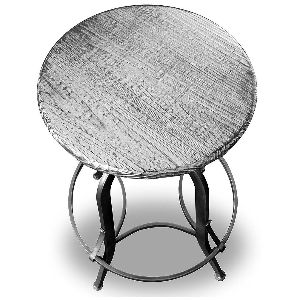 Retro Steel Rotating Adjustable Height Barstool D8953
