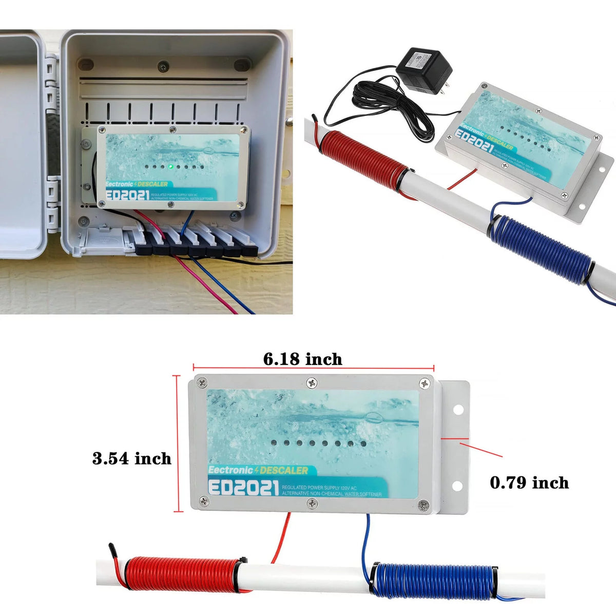 Electronic Water Descaler System Salt Free Water Softener Z1144