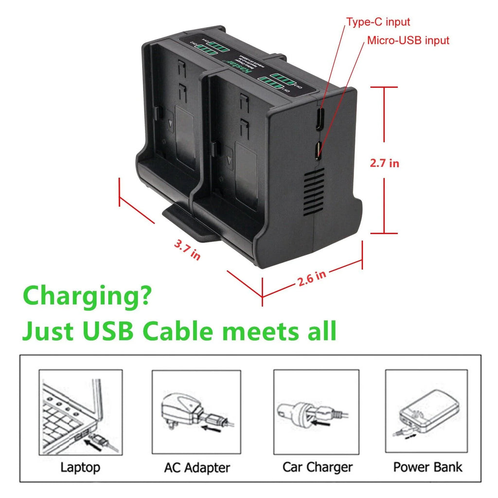 2-Pack Battery and Quadruple Charger W48242