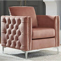 Tufted Velvet Armchair B2709