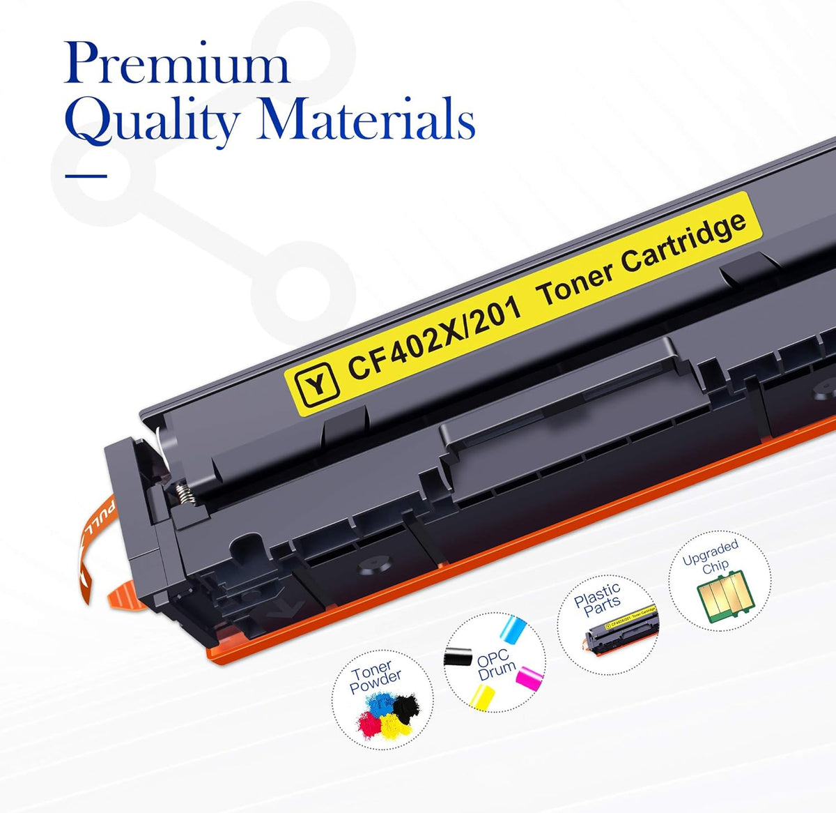 Compatible Toner Cartridge Replacement 3-Pack Cyan Magenta Yellow L30462