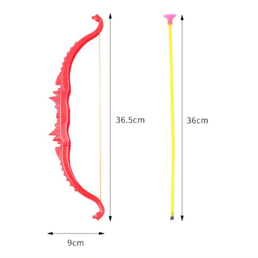 Archery Set with Suction Cups Arrows, Quiver, Practice Outdoor Toys for Children Above 6 Years Old M693