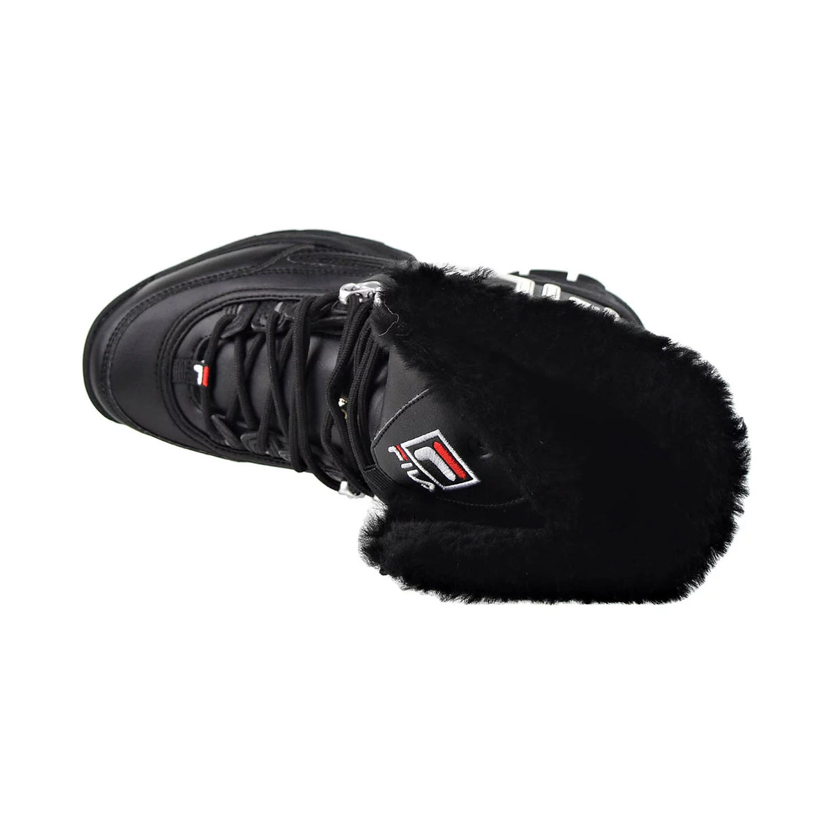 Black-White-Red Women's Boots C136324