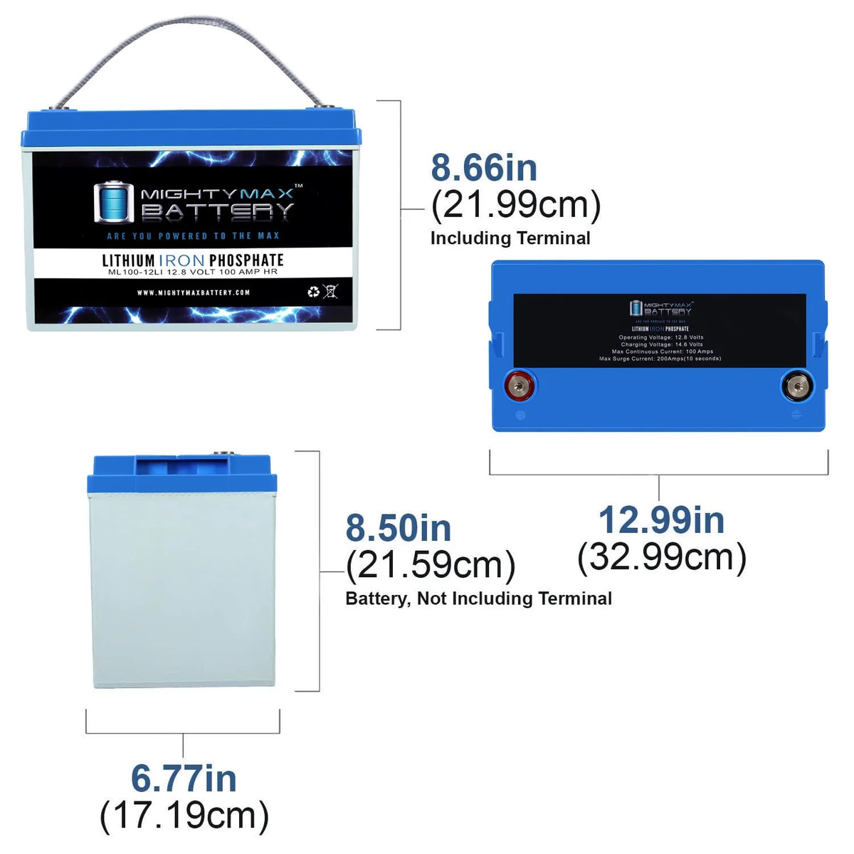 12V 100AH Lithium Replacement Battery R9992